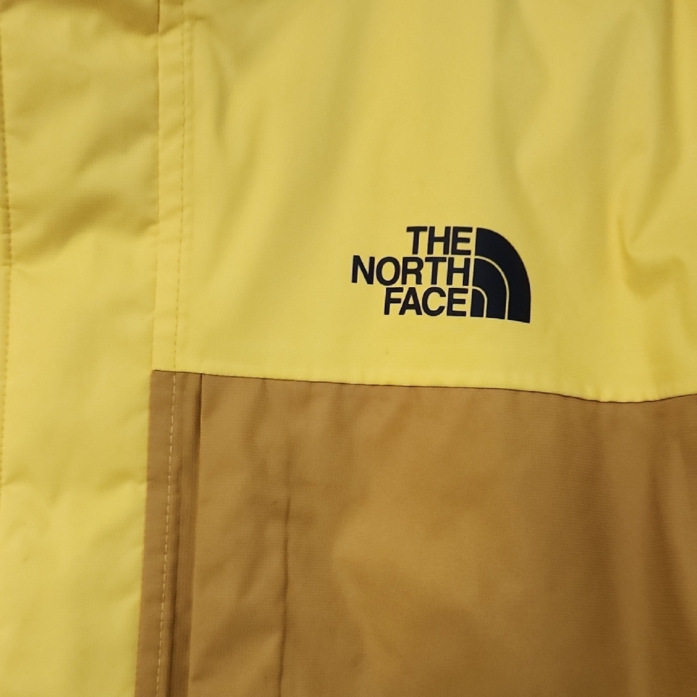 The North Face Yellow and Brown Jacket